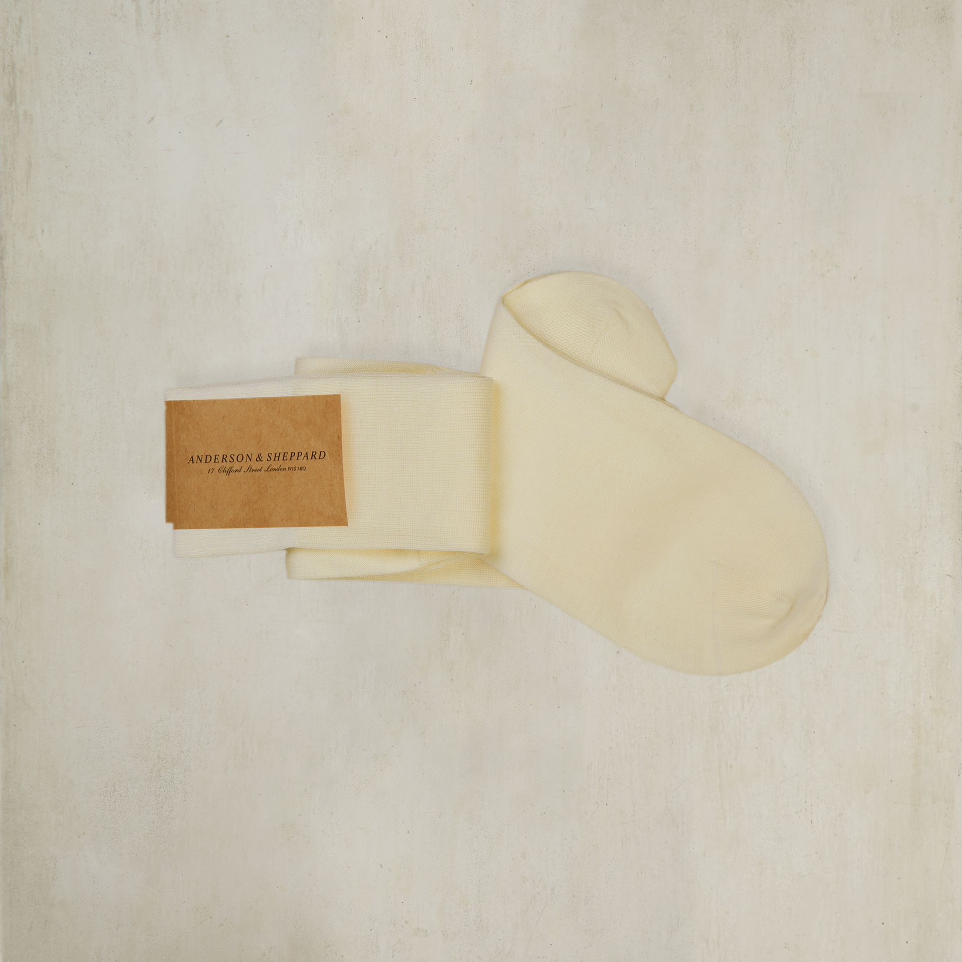 Sea Island Cotton Long Plain Socks