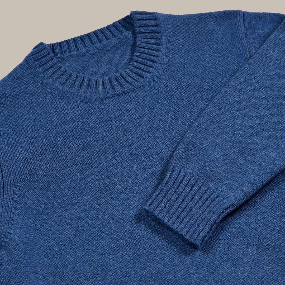Soft Lambswool Sweater in Blue