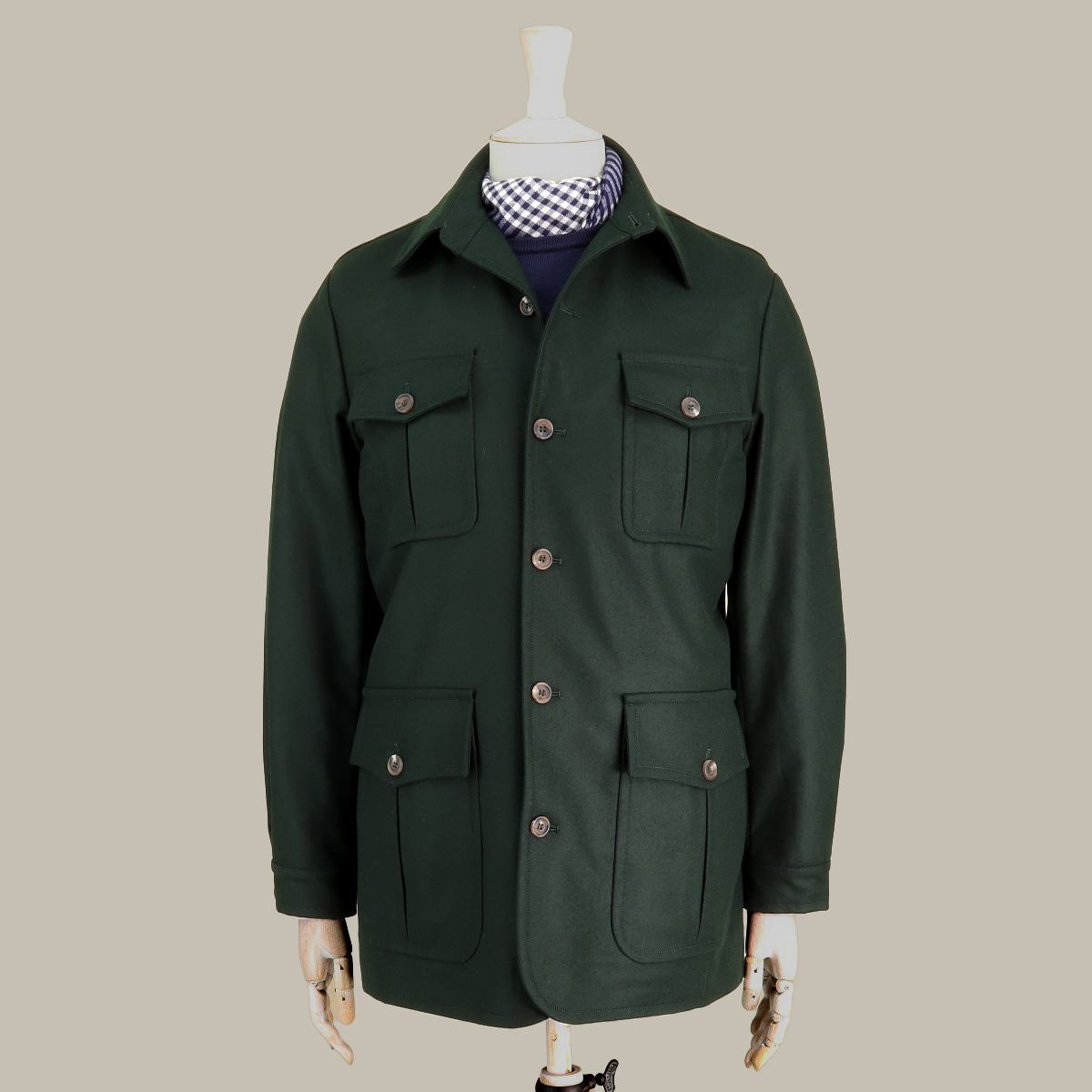 The Esquire Jacket By Nick Sullivan For Anderson & Sheppard In Dark Green