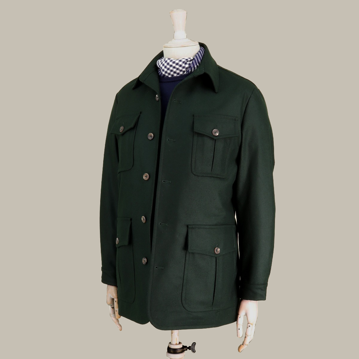 The Esquire Jacket By Nick Sullivan For Anderson & Sheppard In Dark Green