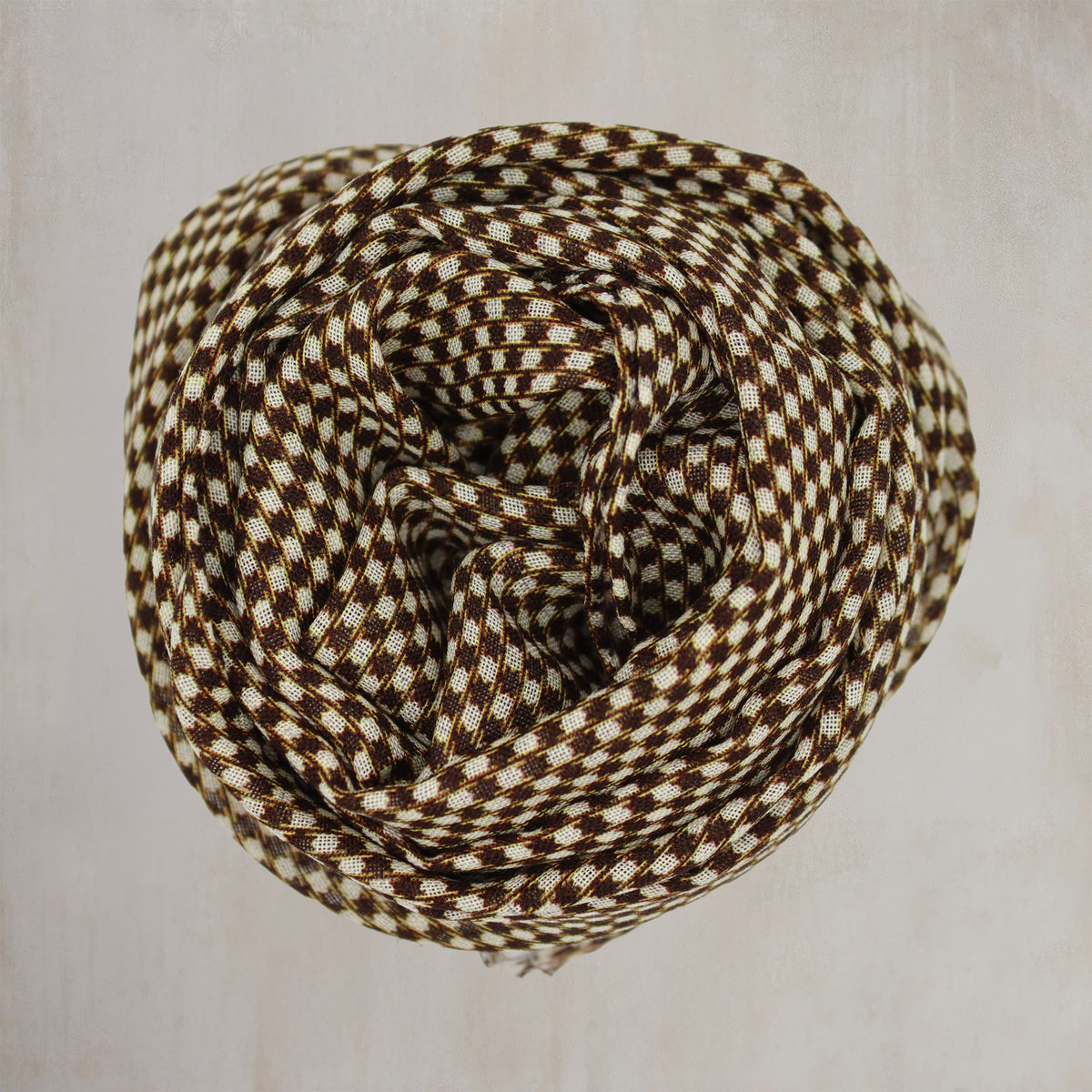 Wool Silk Medium Spot Scarf
