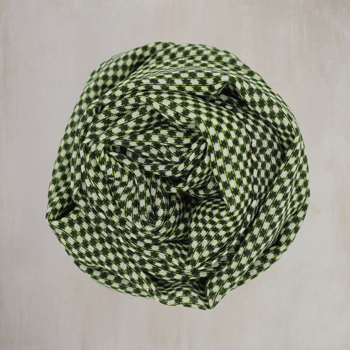 Wool Silk Medium Spot Scarf