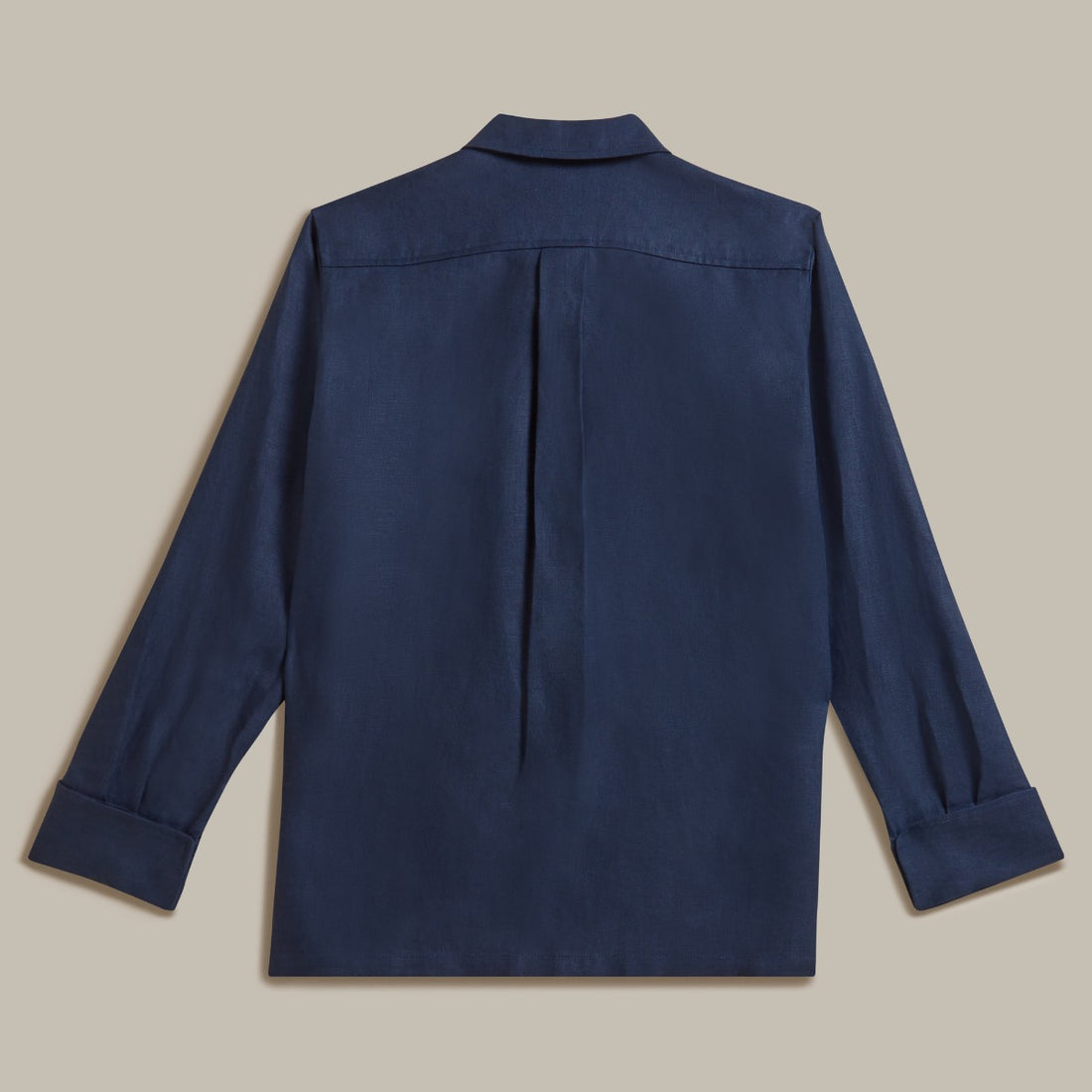 Air Mail Linen Work Jacket In Navy