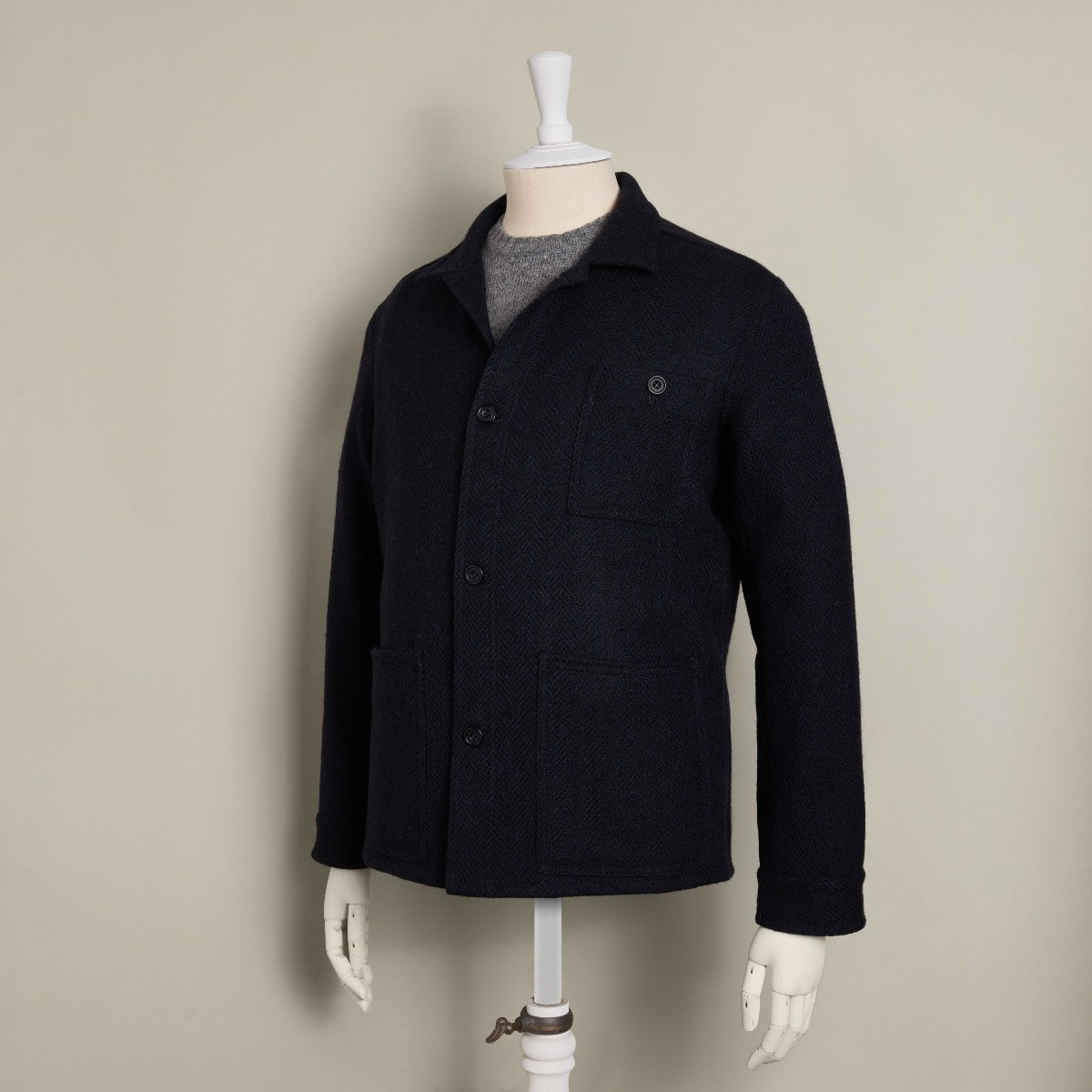 Herring Tweed Jacket No. 2 in navy