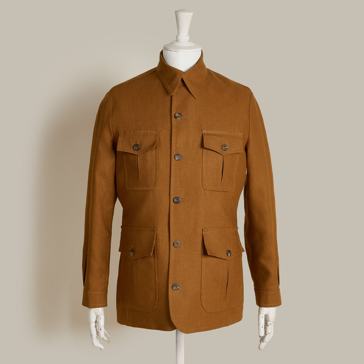 The Esquire Jacket By Nick Sullivan For Anderson & Sheppard In Tobacco