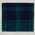 Narrow Tartan Cashmere Scarf In Dark Green And Navy