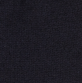 Cashmere Knitted Gloves In Dark Navy