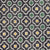 Cotton Mosaic Pocket Square In Navy and Dark Green