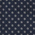 Mini Floral Woven Tie In Navy