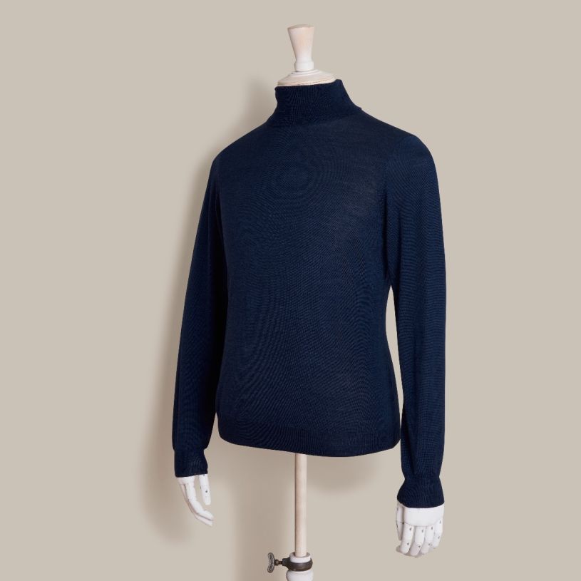 Soft Roll Neck Sweater | Anderson & Sheppard Shop
